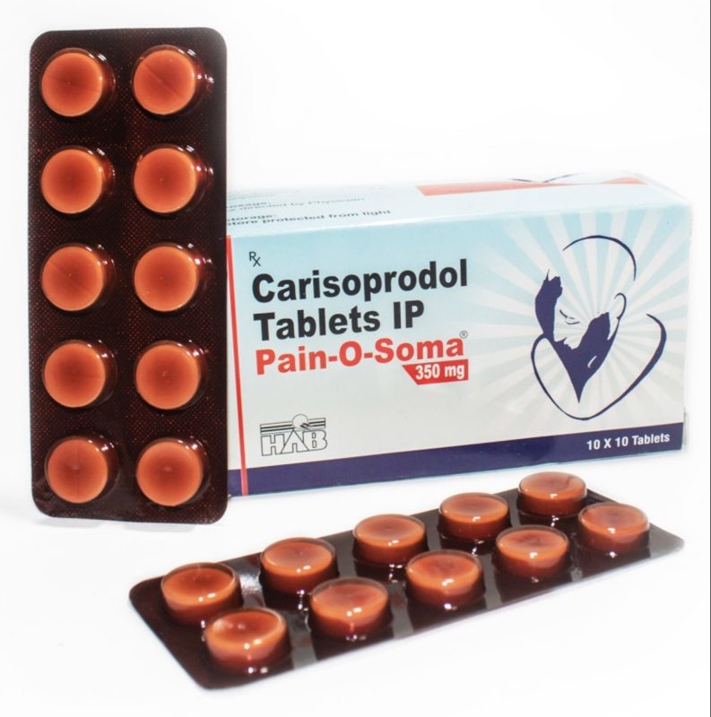Buy Pain-O-Soma 350mg (Carisoprodol)